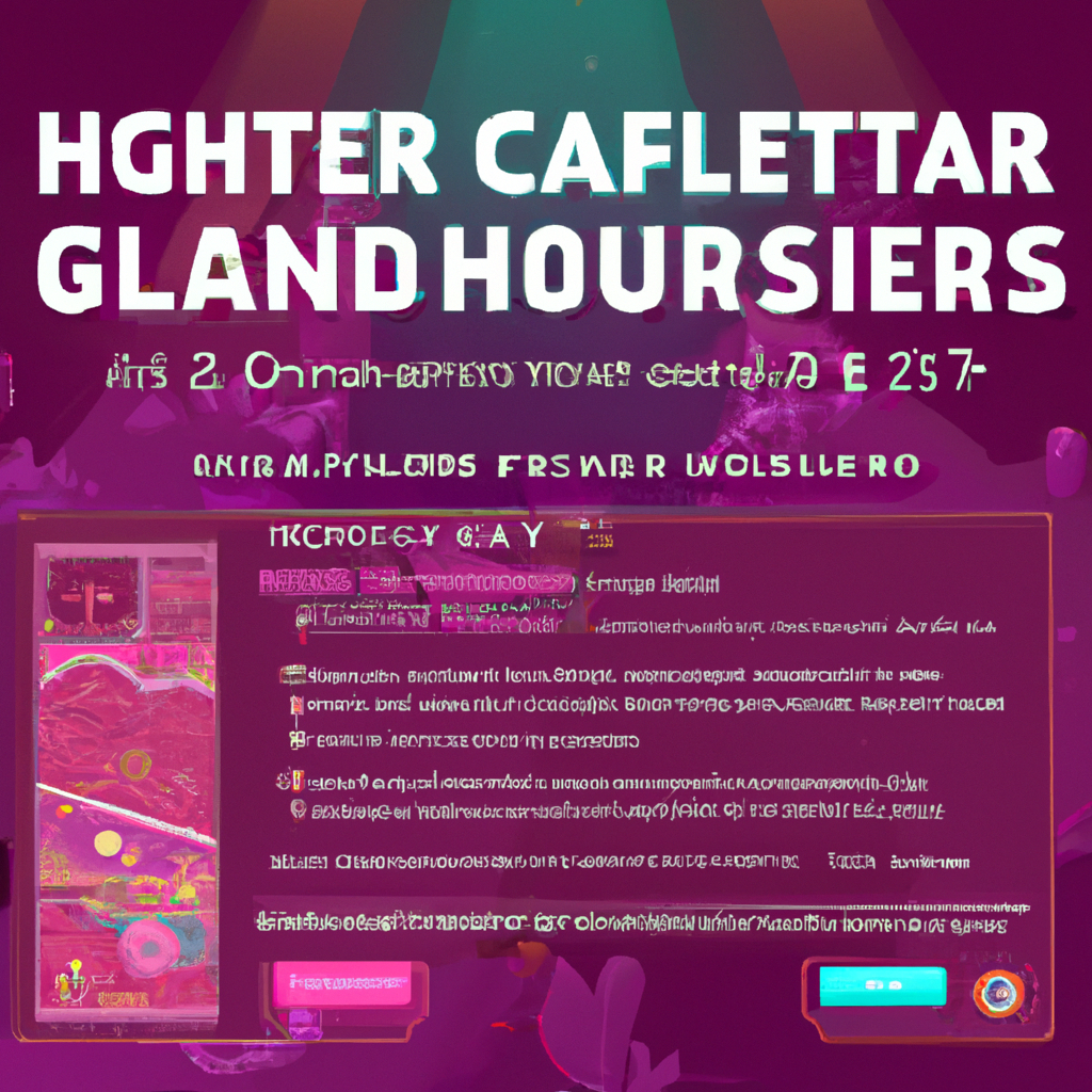 Player-created map with neon corridors and modular hazards